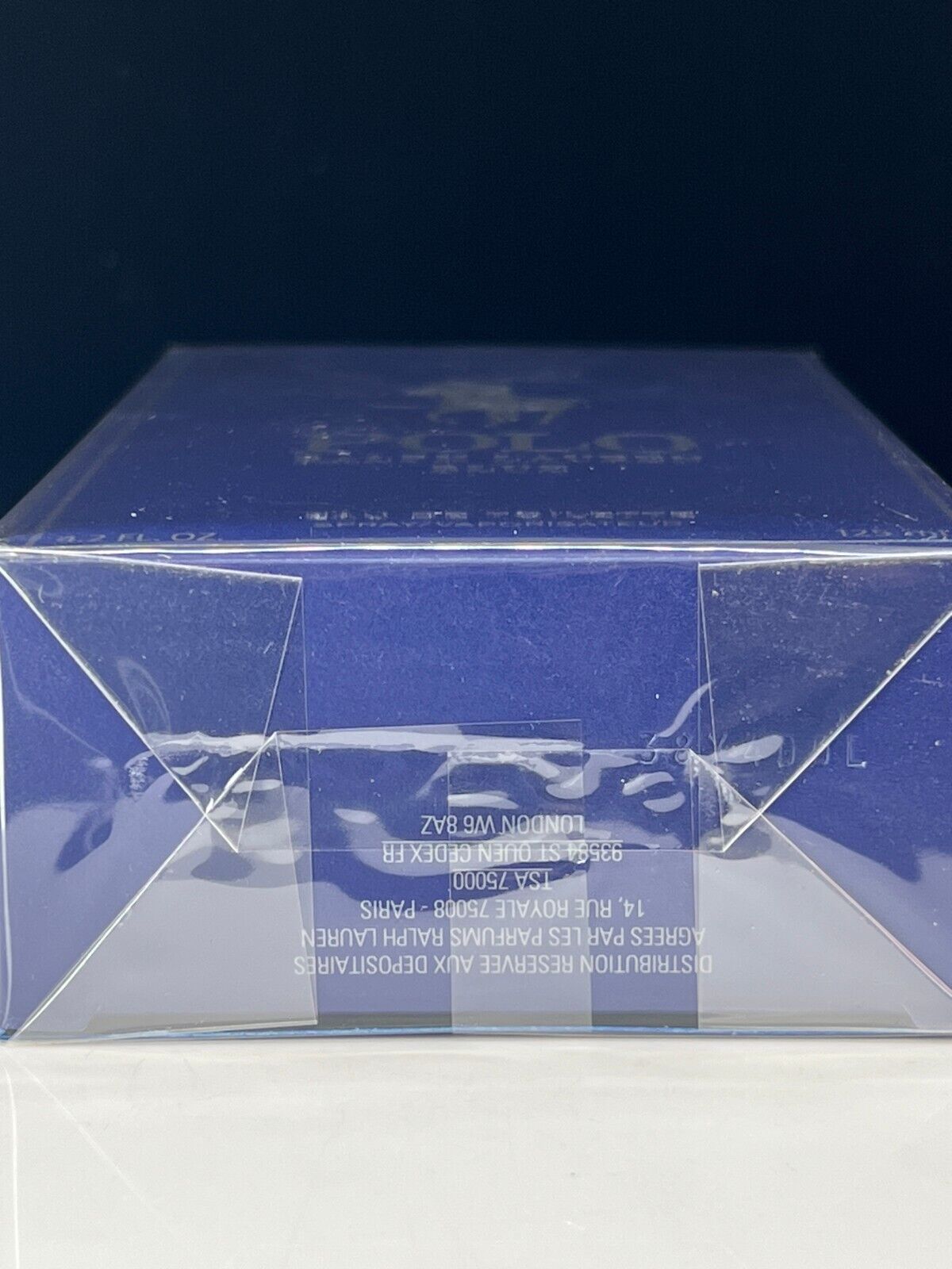 Polo Blue by Ralph Lauren Eau De Toilette Spray 4.2 Oz (NIB)-NEW Packaging