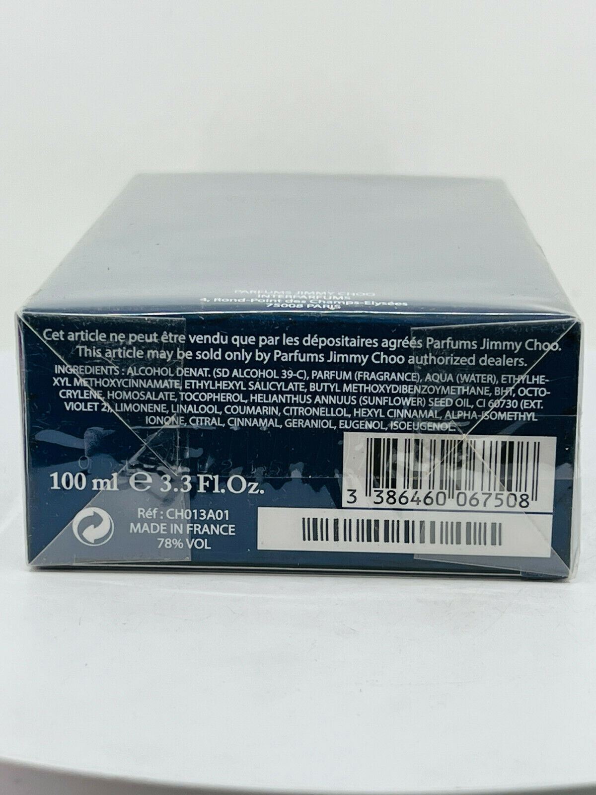 JIMMY CHOO Man Blue Eau De Toilette Spray (3.3 Fl oz )