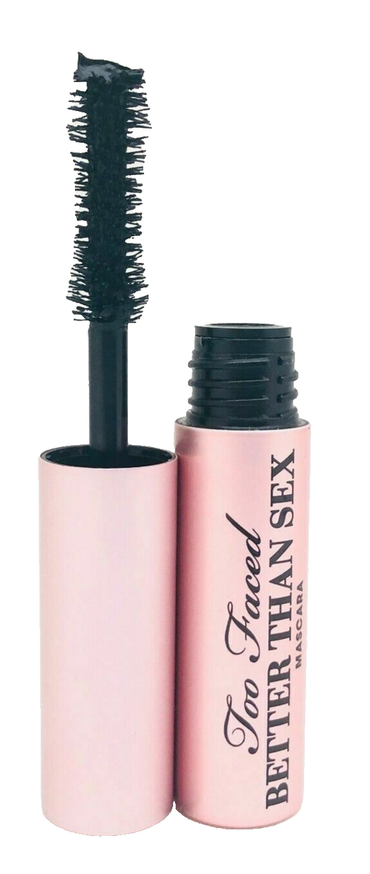 Too Faced Better Than Sex Mascara Black, Travel Size 4.8g/0.17oz, BOXLESS