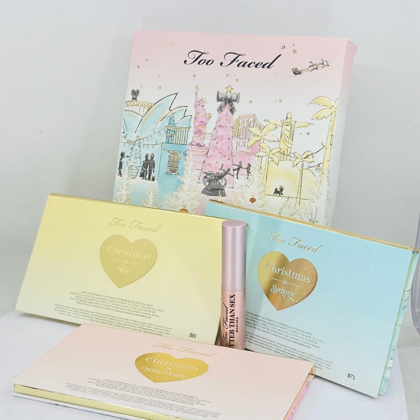 TOO FACED “Christmas Around The World” Makeup Collection Holiday Gift Set 