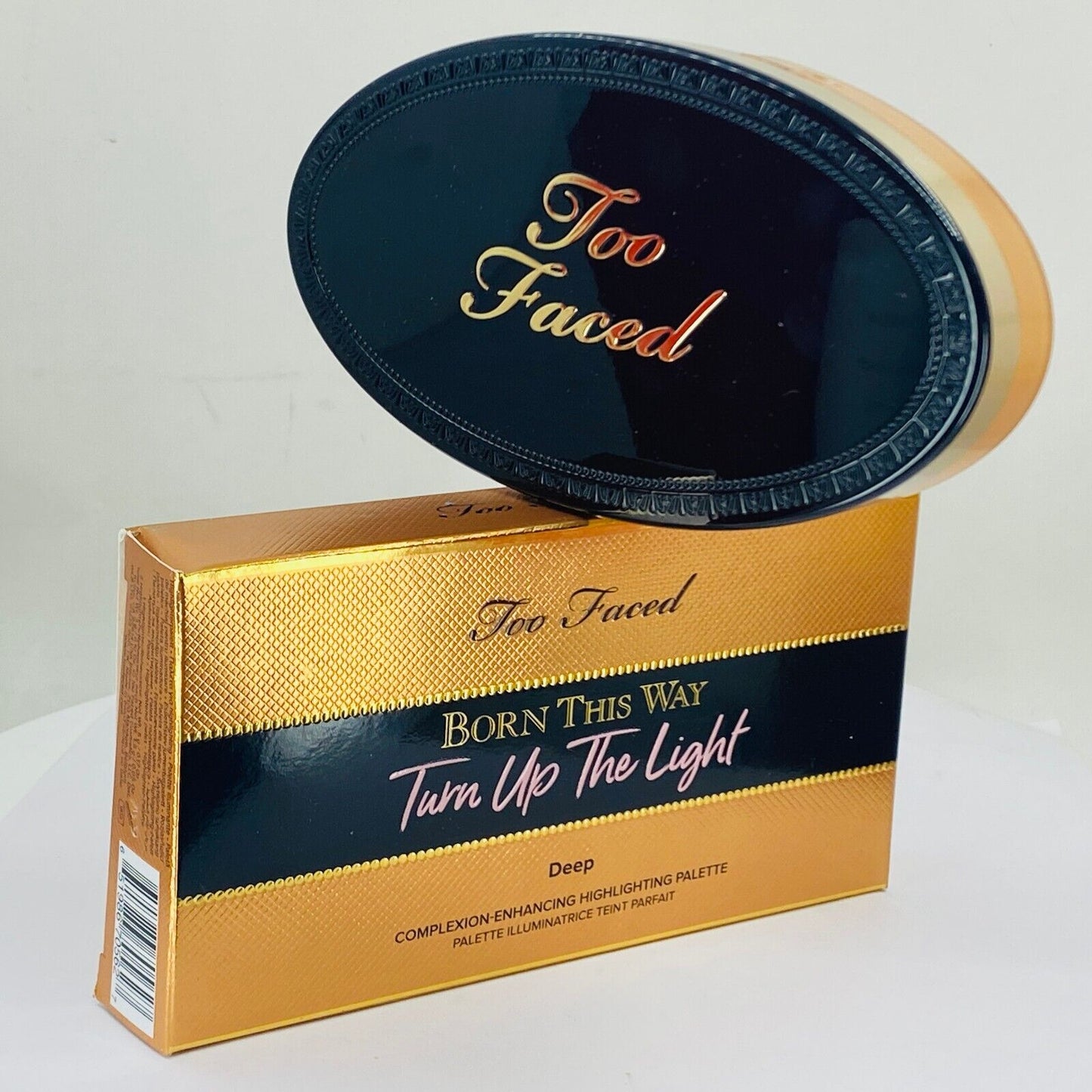 Too Faced Born This Way Turn Up The Light Highlighting Palette #DEEP - NIB