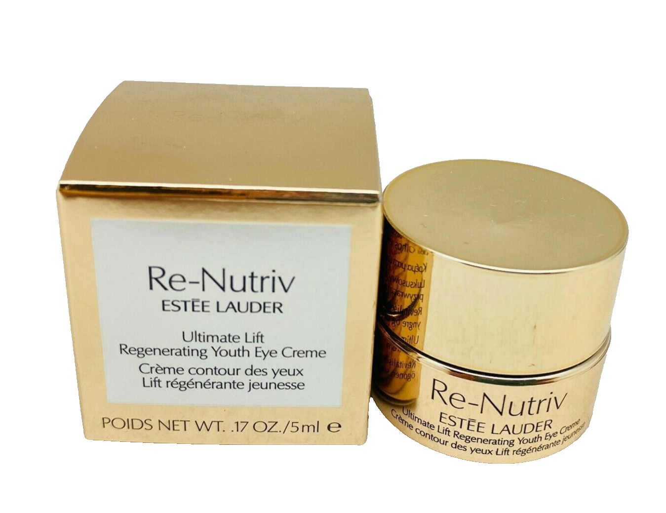 Estee Lauder Re-Nutriv Ultimate Lift Regenerating Youth Eye Cream - 0.17oz- NIB